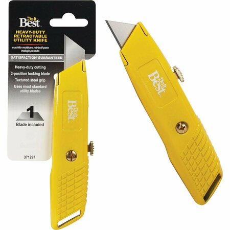 ALL-SOURCE Metal Retractable Utility Knife SLK-DIB